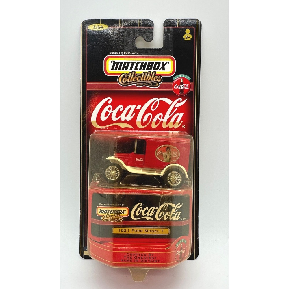 Matchbox Collectibles 1921 Ford Model T 1/64 Coca-Cola Diecast Truck 1998 VTG